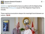 Carson Jerema: The Governor General just undermined the King of Canada