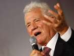 Frank Stronach struggles not to speak about his sex assault charges and a 'fall from grace'