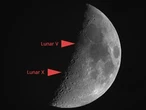 How to see the letters X and V on the moon tonight