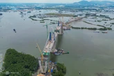 Cầu nối cao tốc Bến Lức - Long Thành với cảng Cái Mép trước hợp long