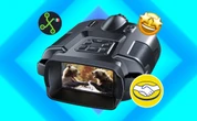 Hasta parecen sacados de Misión Imposible: estos binoculares tienen visión nocturna, pueden sacar fotos y no cuestan ni 1,500 pesos