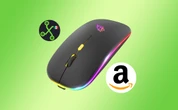 Aunque parece irreal, Amazon México realmente oferta este mouse inalámbrico con iluminación RGB y batería recargable en menos de 135 pesos 