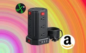 Este multicontacto con supresión de picos en forma de torre, es la mejor opción para cuidar todos tus dispositivos electrónicos  