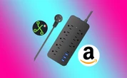 Con este multicontacto podrás conectar todos tus dispositivos con sus enchufes CA y puertos USB y en Amazon cuesta menos de 200 pesos 