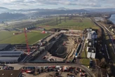 Suiza comenzó a excavar un foso de 27 metros de profundidad y con el largo de dos campos de fútbol: todo para una batería gigante 