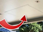"No teníamos ni idea de que existiera": El dueño de una casa encuentra un televisor en el techo después de 17 años y ahora tiene una tele nueva 