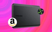 Este disco duro externo de Toshiba tiene 2 TB, ideal para expandir almacenamiento o guardar tus juegos de PC por menos de 1,250 pesos 