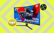 Este increíble monitor curvo de 27 pulgadas y 180 Hz cuesta menos de 2,500 pesos en Mercado Libre gracias a un derrumbe de precio 