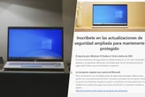 Si no haces nada, Windows 10 ahora es un sistema inseguro. Así puedes obtener las actualizaciones de seguridad extendidas gratis