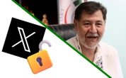 Tribunal ordena a Noroña desbloquear a usuario en X, aunque lo haya insultado 
