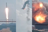 Así fue la espectacular explosión del último cohete de China: en realidad, ni siquiera tenía que haber despegado