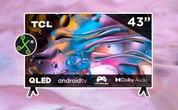 Pantalla QLED 43 pulgadas de TCL cuesta menos de 4,000 pesos en Amazon