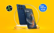 Celular con 512 GB de memoria y pantalla curva. Lo puedes usar con cualquier compañía telefónica de México 