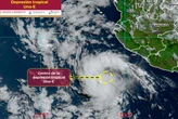 Se forma la primera depresión tropical del Pacífico: esto es Uno-E y está frente a Colima, esta es su trayectoria 