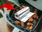 La freidora de aire heredó un problema del microondas: el uso de papel aluminio, aunque no por las mismas razones.  