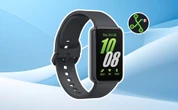 Reloj inteligente barato marca Samsung con monitor de sueño. Su batería le dura hasta 13 días