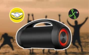 Esta bocina portátil ofrece gran autonomía, resistencia al agua y 50W de potencia; y cuesta poco más de 900 pesos en Mercado Libre