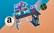 Este escritorio es ideal para tu set up gamer: puedes adquirirlo en Amazon por menos de 1,299 pesos y con MSI 