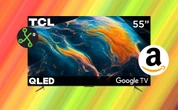 Para renovar tu vieja TV: TCL smart TV QLED de 55 pulgadas, 4K y Google TV con más del 40% de descuento en Amazon México 