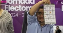 Alguien dibujó un personaje de Among Us en las votaciones de Veracruz: el Partido Verde quería que se los contarán como voto válido 