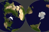 Unos físicos crearon el mapa más preciso de la Tierra y no tiene nada que ver con lo que todos conocemos