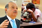 El hombre más rico de Latinoamérica no solo se dedica a comprar. Carlos Slim también invierte en ciencia (y niños) 