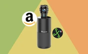 Esta webcam con cuatro lentes y micrófonos con cancelación de ruido es ideal para videoconferencias o reuniones con amigos 