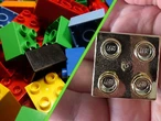 Este empleado de LEGO presumió lo que le dieron por su cuarto aniversario: una pieza  Lego dorada que todos queremos 