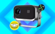 Llevar el cine al hogar cada vez es más barato con este proyector portátil en rebaja a través de Mercado Libre