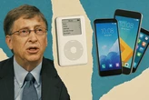 Bill Gates predijo hace 20 años que Apple no podría mantener el éxito del iPod ante la inevitable llegada de los smartphones 