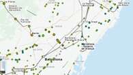 Con este mapa puedes ver por dónde van en tiempo real autobuses, trenes y metro de algunas ciudades de España 