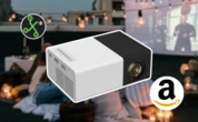 Con este miniproyector podrás ver series y películas como en el cine estés donde estés: hoy en Amazon por 799 pesos 