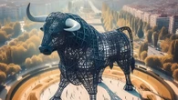 A España se le ocurrió crear un toro gigante de 300 metros. Varias ciudades ya se pelean por él
