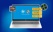 Laptop barata HP, con 1TB de almacenamiento y enorme pantalla Full HD. Ideal para estudiantes 