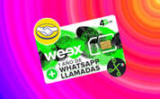 Weex te da un año gratis de WhatsApp y llamadas por 177 pesos, la SIM está disponible en Mercado Libre 