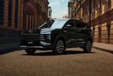 Camioneta SUV de marca china, pero "hecha en México". Tiene 5 años de garantía y motor de 4 cilindros 