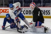 Kaapo Kahkonen in his happy place as Laval Rocket’s season hangs in balance