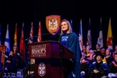 ‘Be a great teammate,’ Marie-Philip Poulin tells Bishop’s grads as she receives honorary doctorate