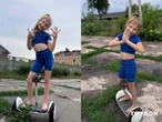 Семирічна жителька Сум збирала гроші на сигвей, але після удару РФ по "Охматдиту" всі заощадження передала Гордону на дрони. Журналіст подарував дівчинці сигвей