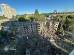 "Від прямого влучання наслідки були б значно більші". В ПС ЗСУ заявили, що під'їзд в Київі знищила збита ракета