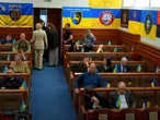 Білоцерковець: Під час голосування за звання почесних громадян Києва для Залужного і Ліни Костенко "слуги" демонстративно вийшли
