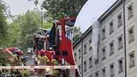 Pożar w akademiku. Poszkodowani przebywają w szpitalu