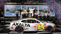 Daniel Suarez edges Blaney, Busch in thrilling 3-wide finish to claim Cup Series win at Atlanta