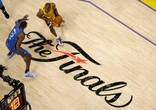 Trophy decals are coming back to NBA Finals courts. Why did they ever leave?