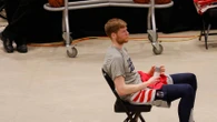 Davis Bertans Exits Wizards' Game 4 With Same Injury He Had Months Ago