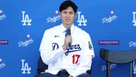 Shohei Ohtani dodges questions on Tommy John surgery at introductory news conference