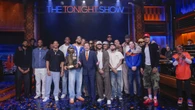 Knicks appear on ‘Tonight Show' as Fallon raises championship memento to rafters