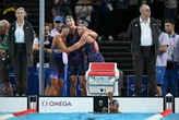 Virginia swimmers Torri Huske, Gretchen Walsh and Kate Douglass win silver in 4x100m freestyle relay