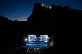 Trump hails U.S. exceptionalism before veering into darkly political speech to usher in America 250