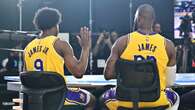 Like father, like son: First look at LeBron and Bronny James in Lakers uniforms